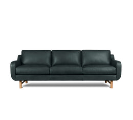 Elise Sofa, Black, Beech