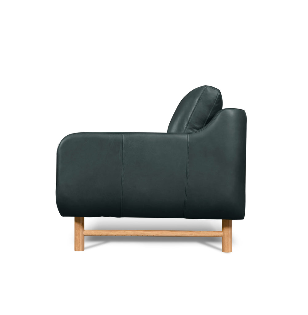 Elise Sofa, Black, Beech