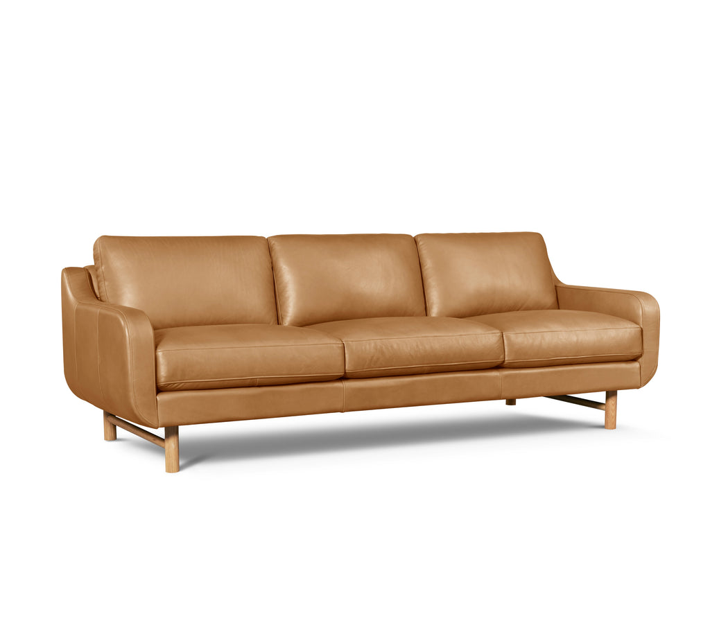 Elise Sofa, Cashew, Beech