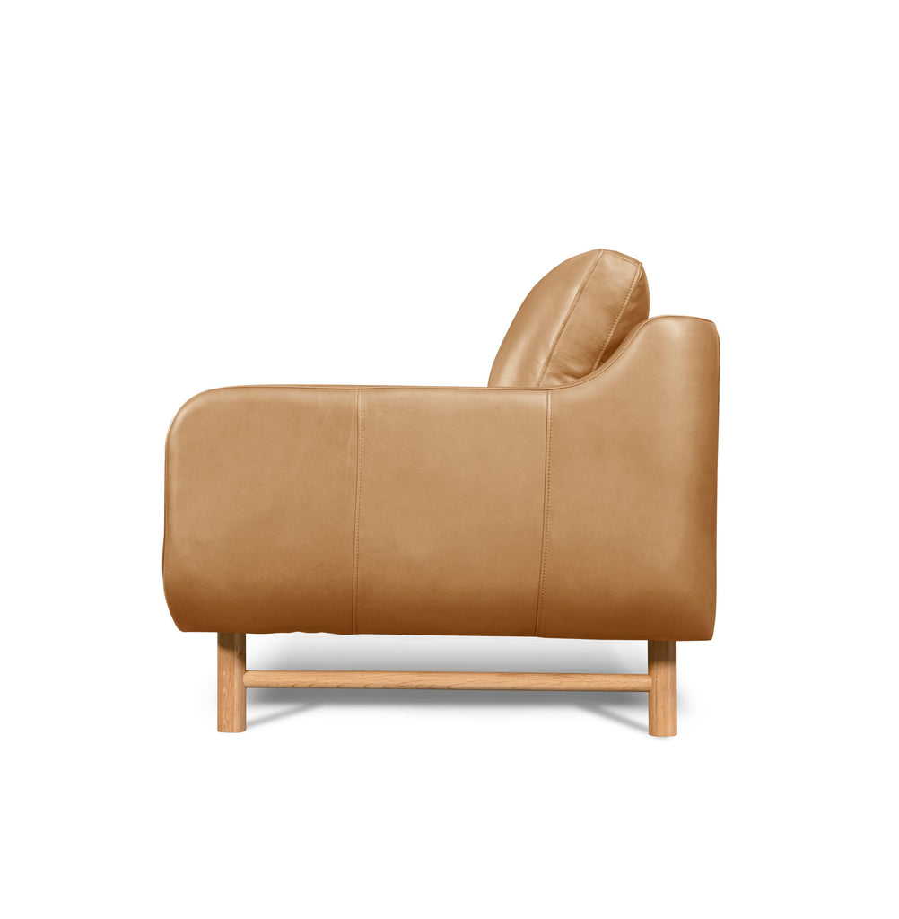 Elise Sofa, Cashew, Beech