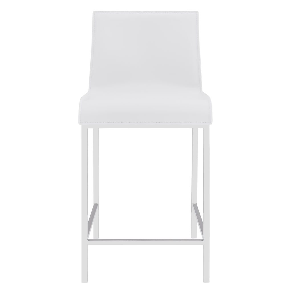 Cam-C Counter Stool - White,Set of 2