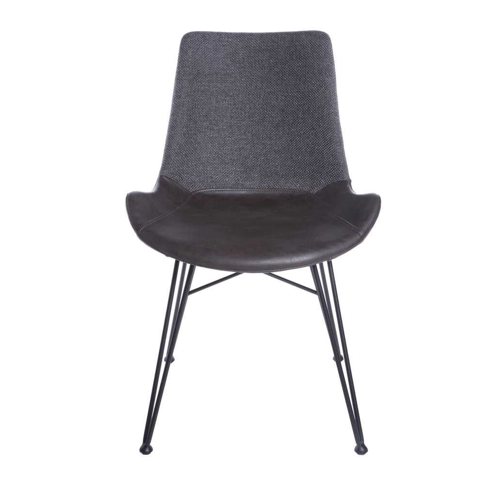 Alisa Side Chair - Dark Grey,Set of 2