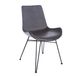 Alisa Side Chair - Dark Grey,Set of 2