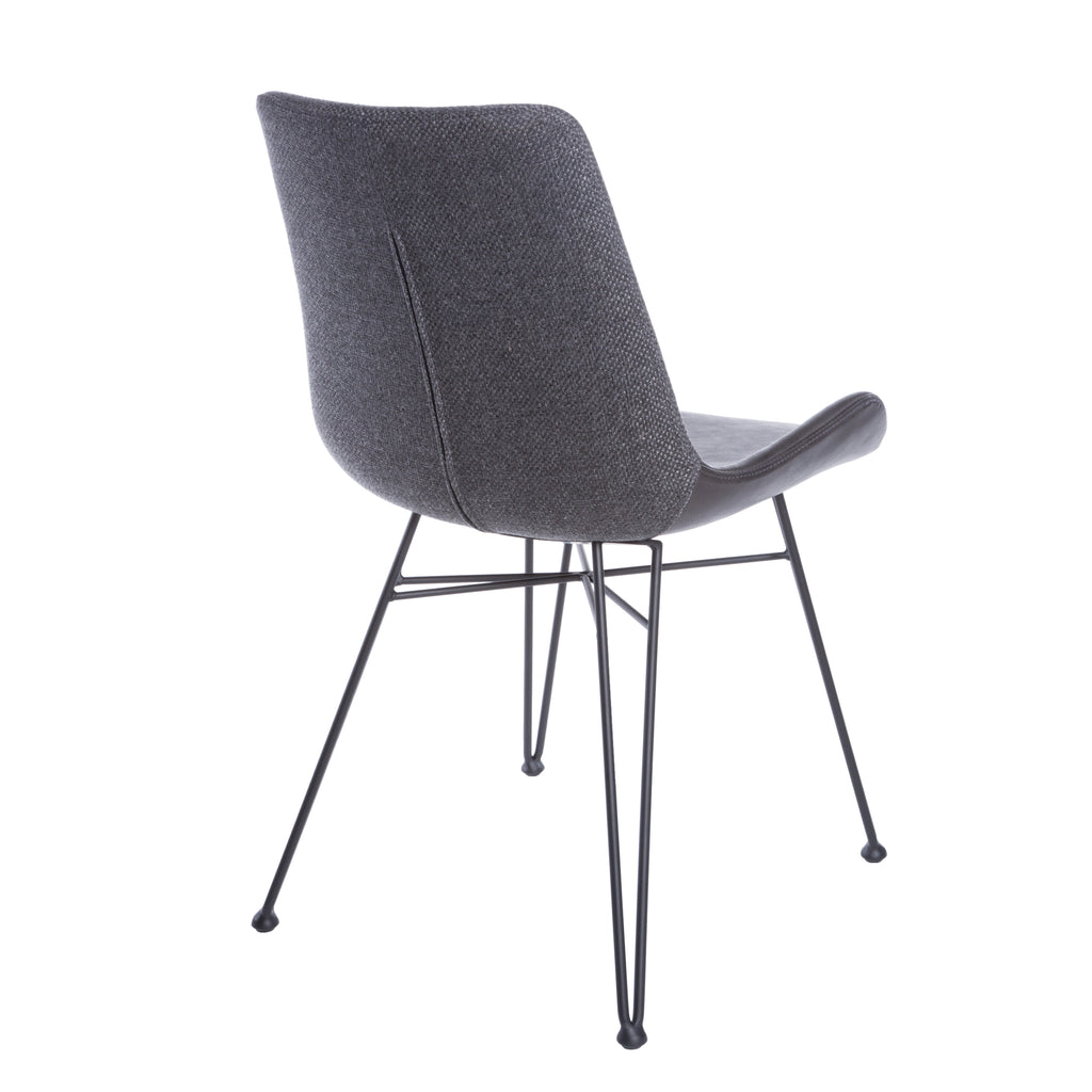 Alisa Side Chair - Dark Grey,Set of 2