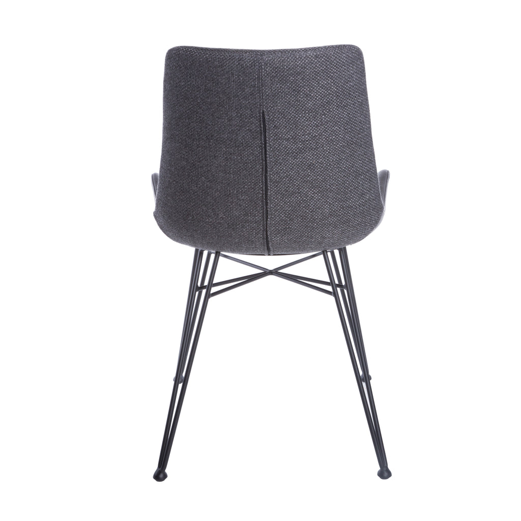 Alisa Side Chair - Dark Grey,Set of 2