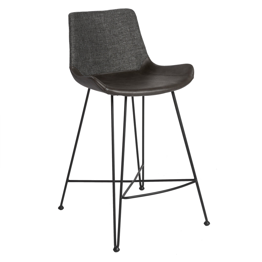 Alisa-C Counter Stool - Dark Grey