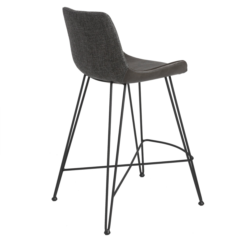 Alisa-C Counter Stool - Dark Grey