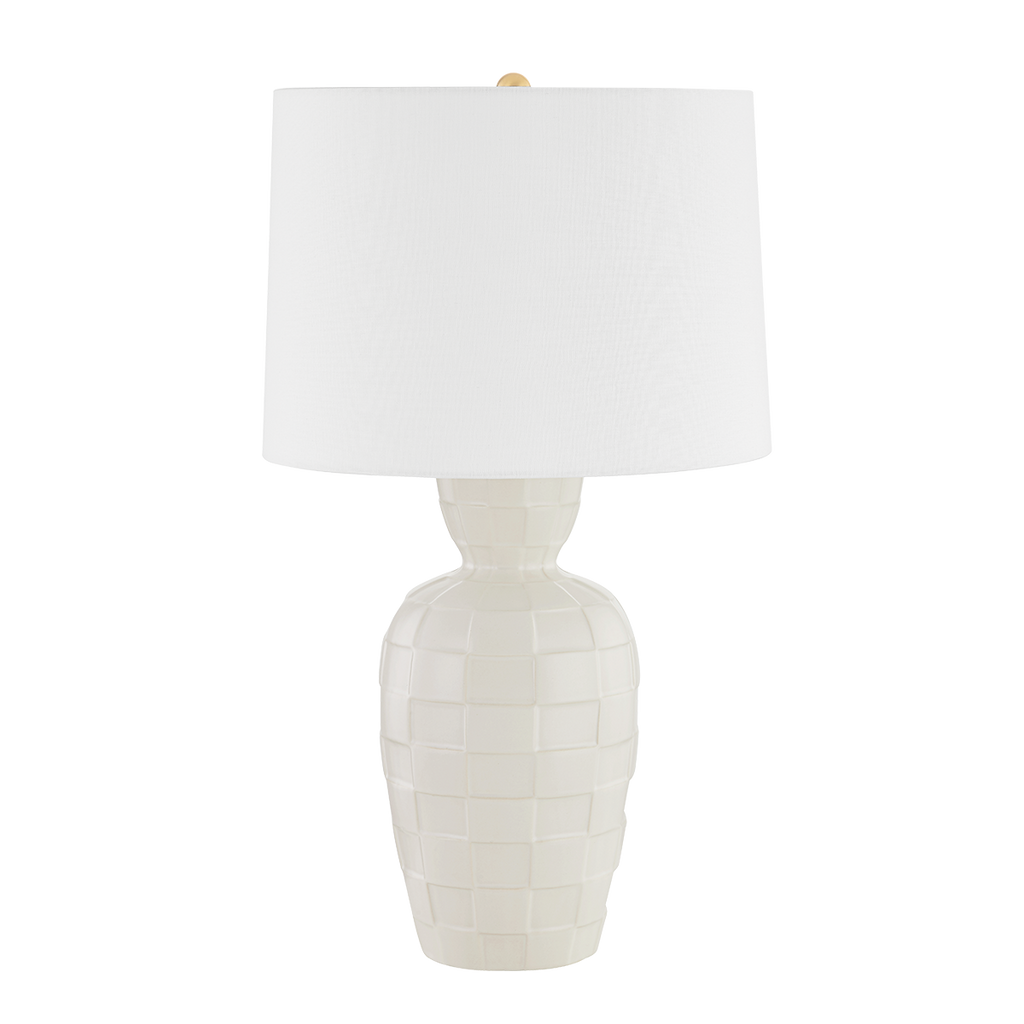 Dawn 1 Light Table Lamp - Aged Brass