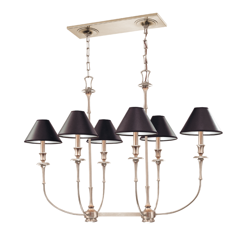 Jasper Chandelier - Antique Nickel