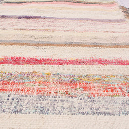 Rug & Kilim's Patchwork Beige And Multicolor Wool Kilim Rug 19829