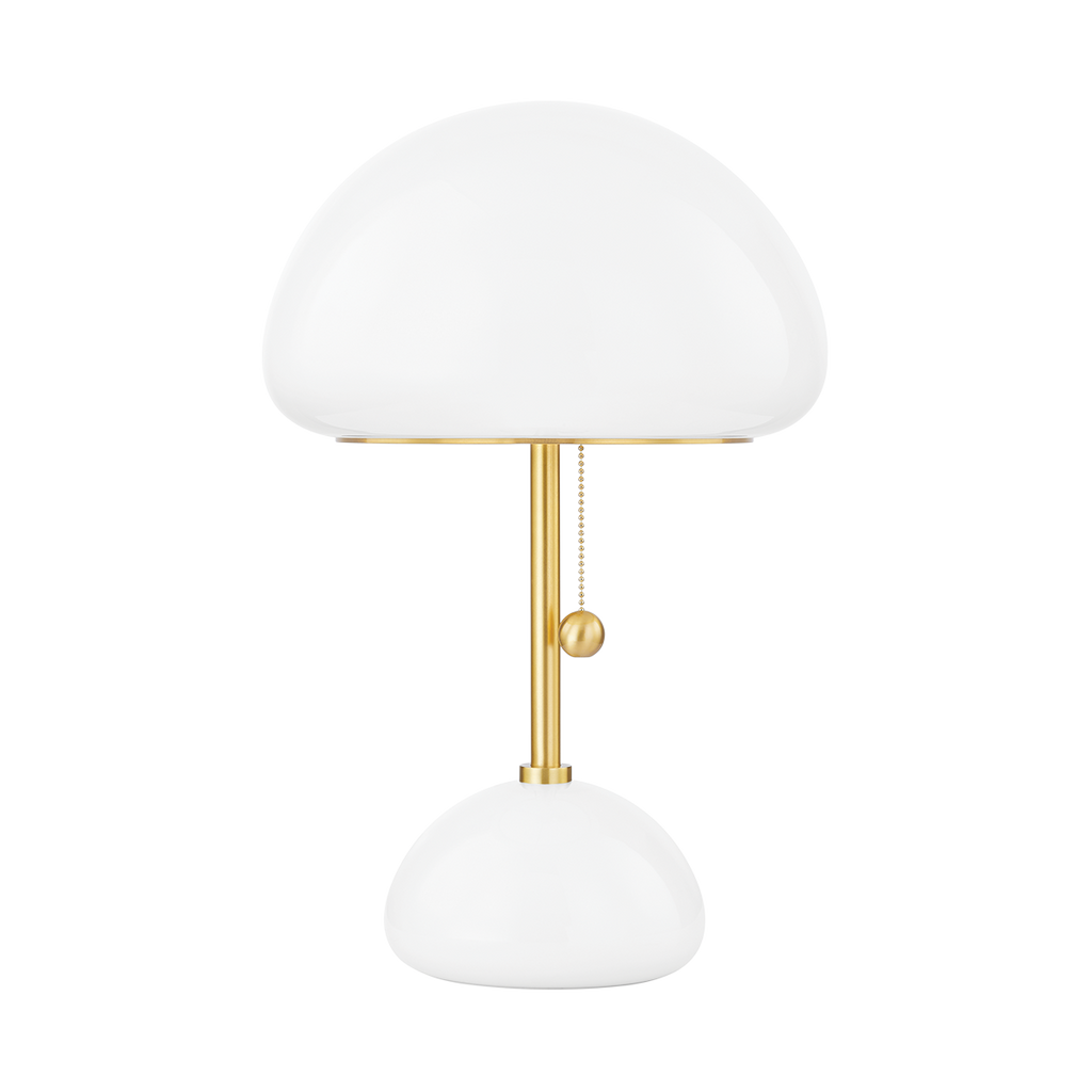 Cortney 1 Light Table Lamp - Aged Brass