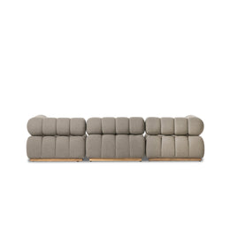 Roma Outdoor 3-piece Sectional - Alessi Fawn by Four Hands
