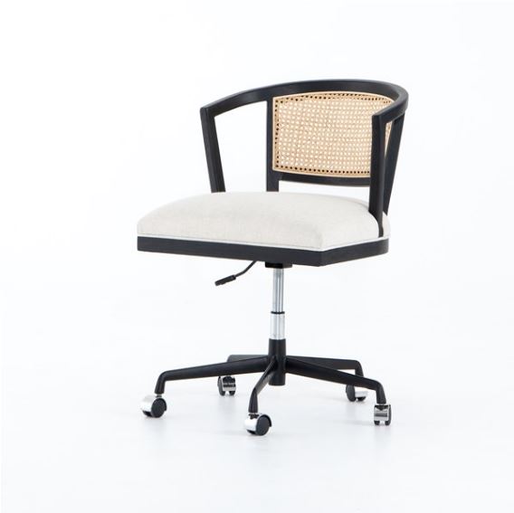 Alexa Desk Chair-Savile Flax by Four Hands