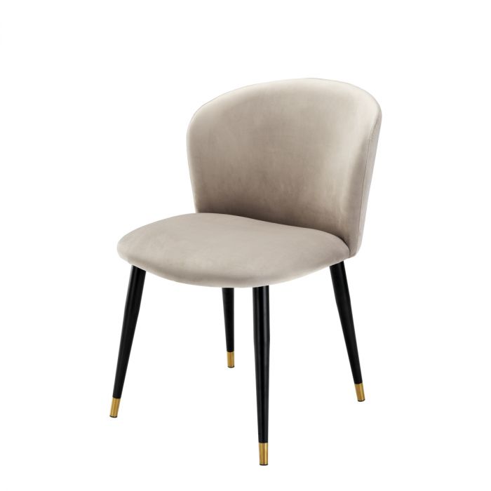 Dining Chair Volante Roche Beige Velvet