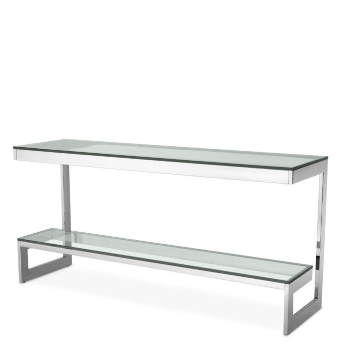 Console Table Gamma Polished Stainless Steel