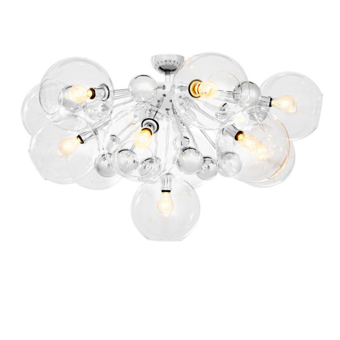 Ceiling Lamp Soleil Nickel Finish