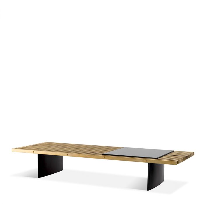 Coffee Table Vauclair Brushed Brass Finish