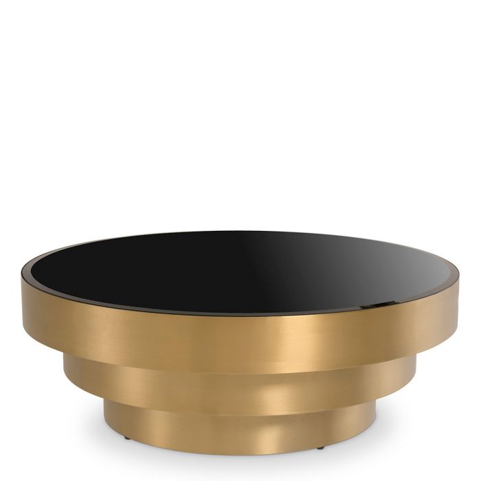 Coffee Table Sinclair Brushed Brass Finish