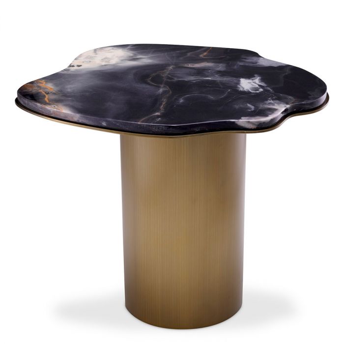 Side Table Shapiro Black Marble