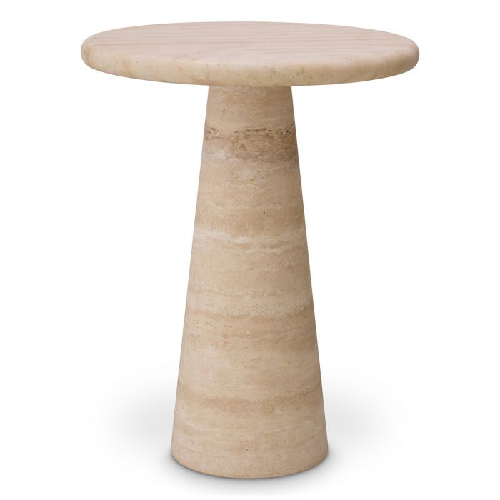 Side Table Adriana Large Travertine