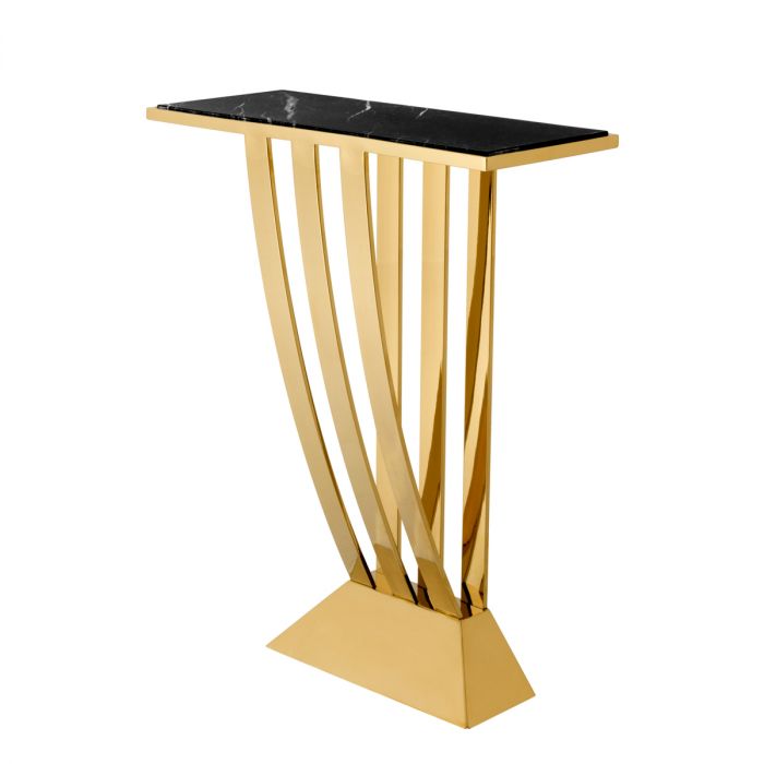 Console Table Beau Deco Gold Finish