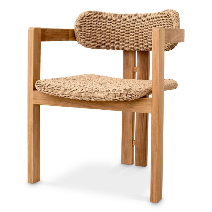 Outdoor Dining Chair Donato Natural Teak