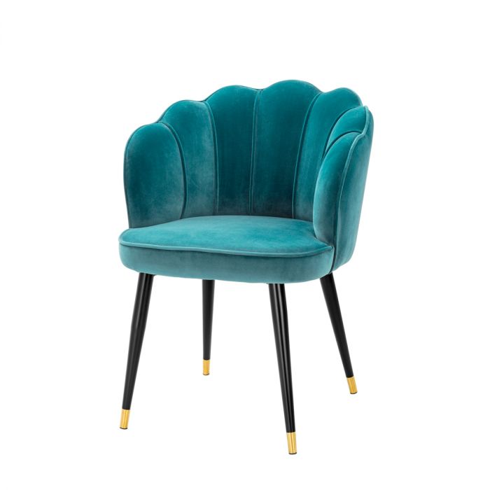 Dining Chair Bristol Savona Sea Green Velvet