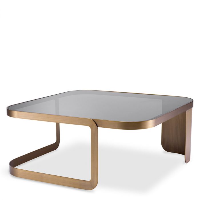 Coffee Table Numa Brushed Brass Finish