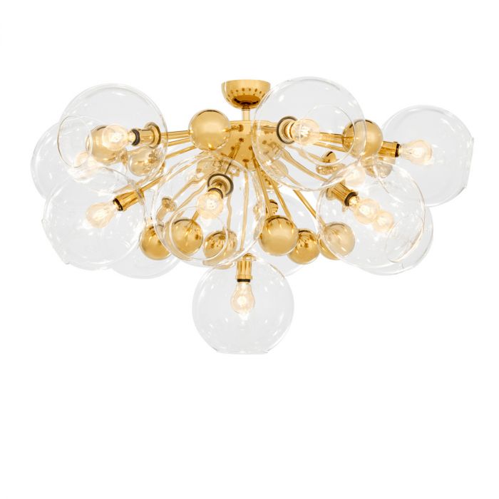 Ceiling Lamp Soleil Gold Finish