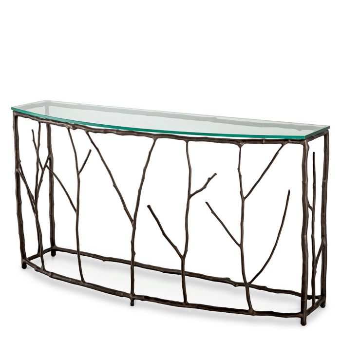 Console Table Antico Large Medium Bronze Finish