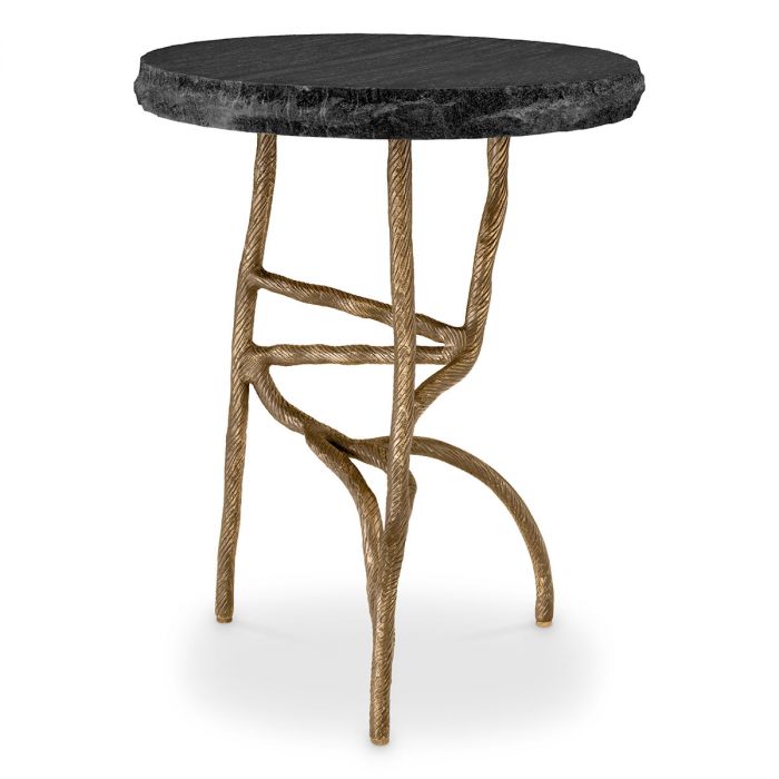 Side Table Dreyfus Vintage Brass Finish