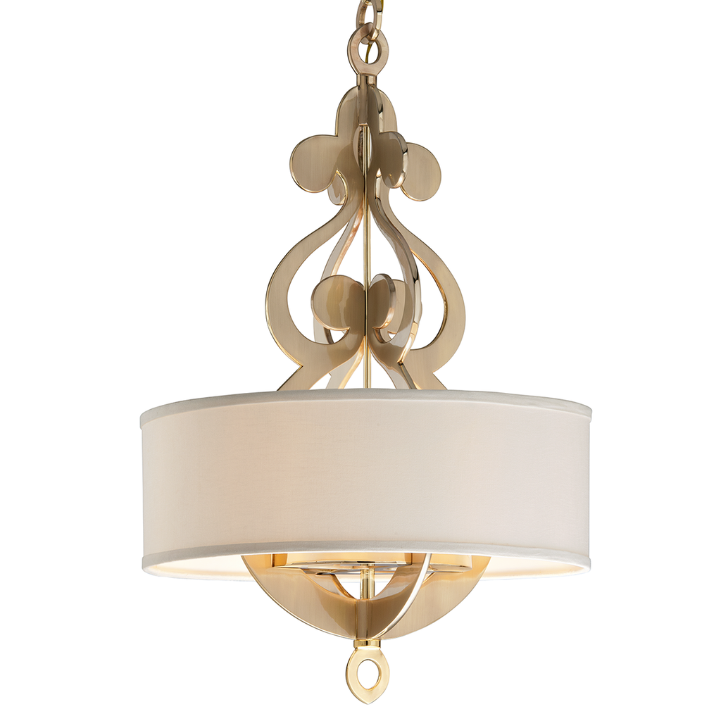 Olivia Pendant 36" - Satin And Polished Brass