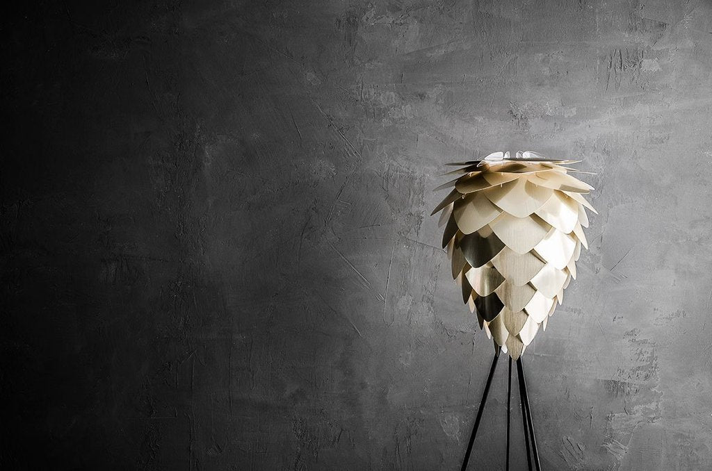Conia Lamp Shade, Brushed Brass
