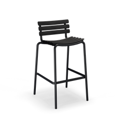 Reclips Bar Chair - Monoblack, Set of 2