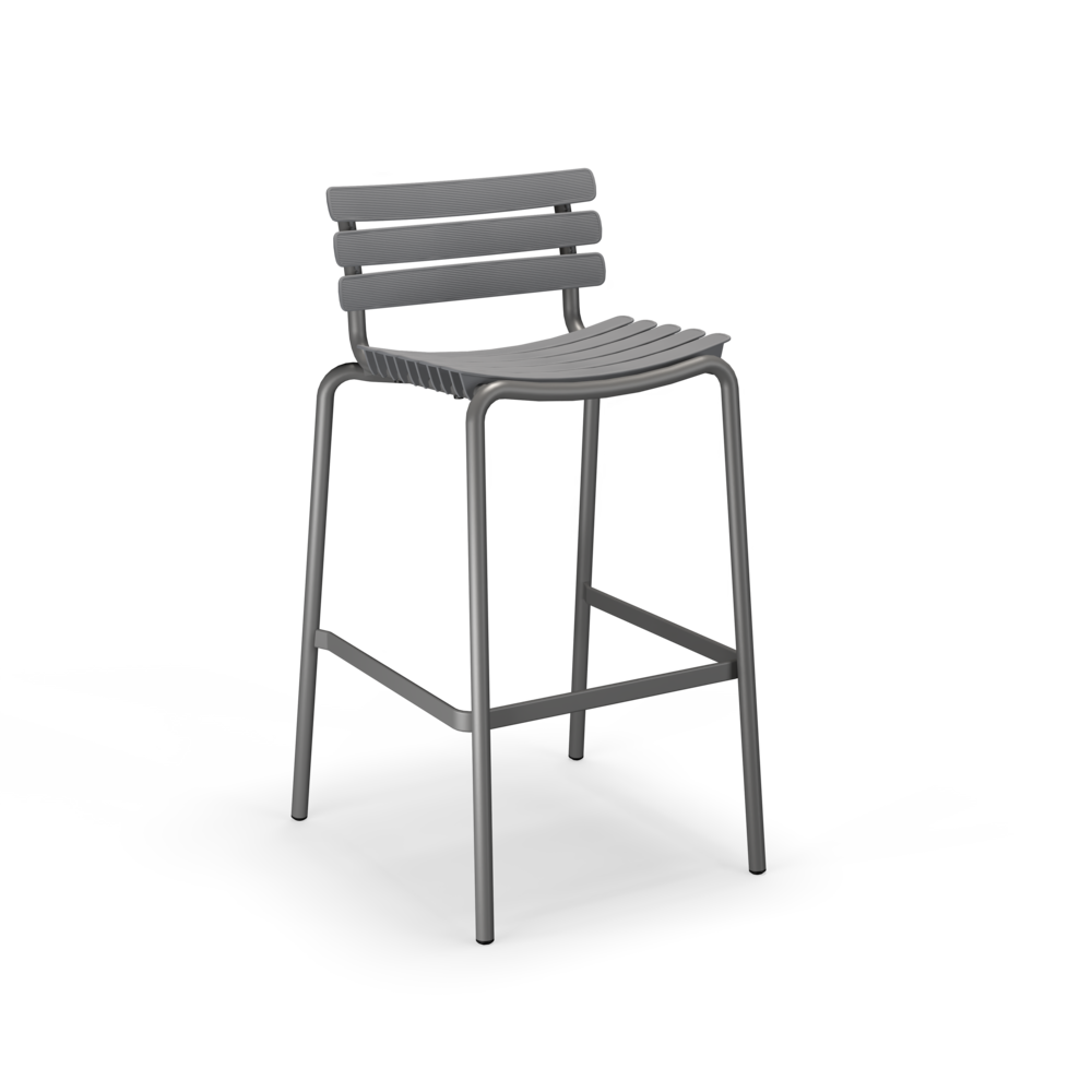 Reclips Bar Chair - Monodark Grey, Set of 2