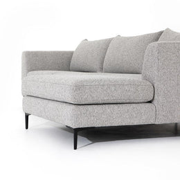 Madeline 2 Piece Sectional-Right Arm Facing Chaise-Lashon Fog by Four Hands