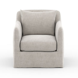 Dade Outdoor Swivel Chair Stone Grey