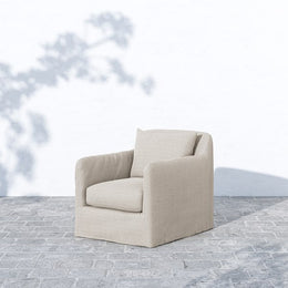 Dade Outdoor Swivel Chair Sand