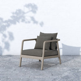 Numa Outdoor Chair-Grey/Charcoal by Four Hands