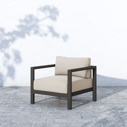 Sonoma Outdoor Chair-Bronze/Faye Sand by Four Hands