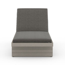 Leroy Outdoor Chaise-Grey/Charcoal