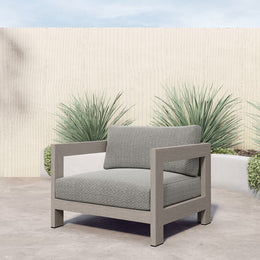 Caro Outdoor Chair-Weathered Grey/Ash