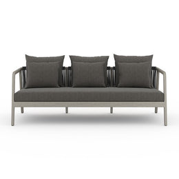 Numa Outdoor Sofa-81"-Grey/Charcoal