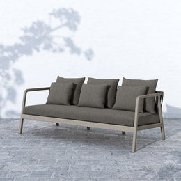 Numa Outdoor Sofa-81"-Grey/Charcoal by Four Hands