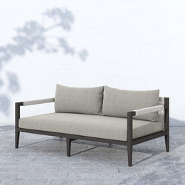 Sherwood Outdoor Sofa-63"-Bronze/Ash by Four Hands