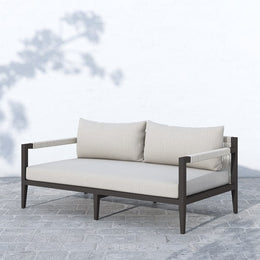 Sherwood Outdoor Sofa-63"-Bronze/Sand