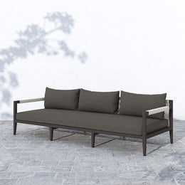 Sherwood Outdoor Sofa-93"-Bronze/Char