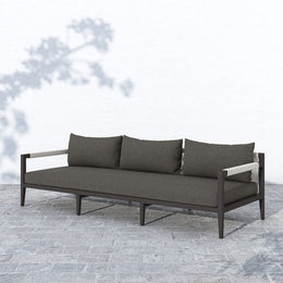 Sherwood Outdoor Sofa-93"-Bronze/Char by Four Hands