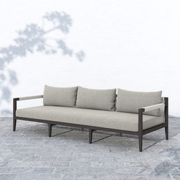 Sherwood Outdoor Sofa-93"-Bronze/Ash by Four Hands