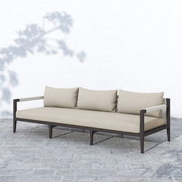 Sherwood Outdoor Sofa-93"-Bronze/Sand by Four Hands